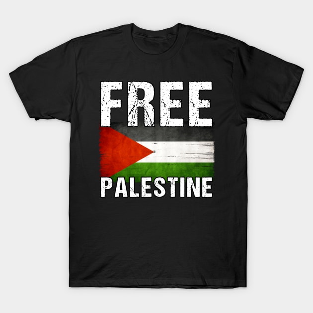 Free Palestine Flag T-Shirt by ClaudiaWinterkam